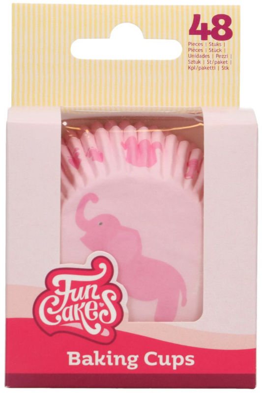 Funcakes muffinsforme - Baby Pink (48 stk.)