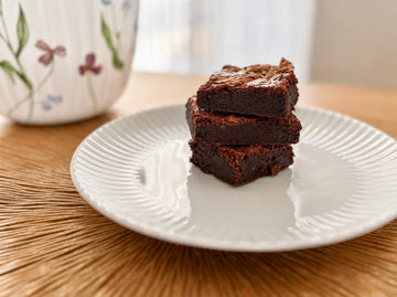 Brownie med mørk chokolade