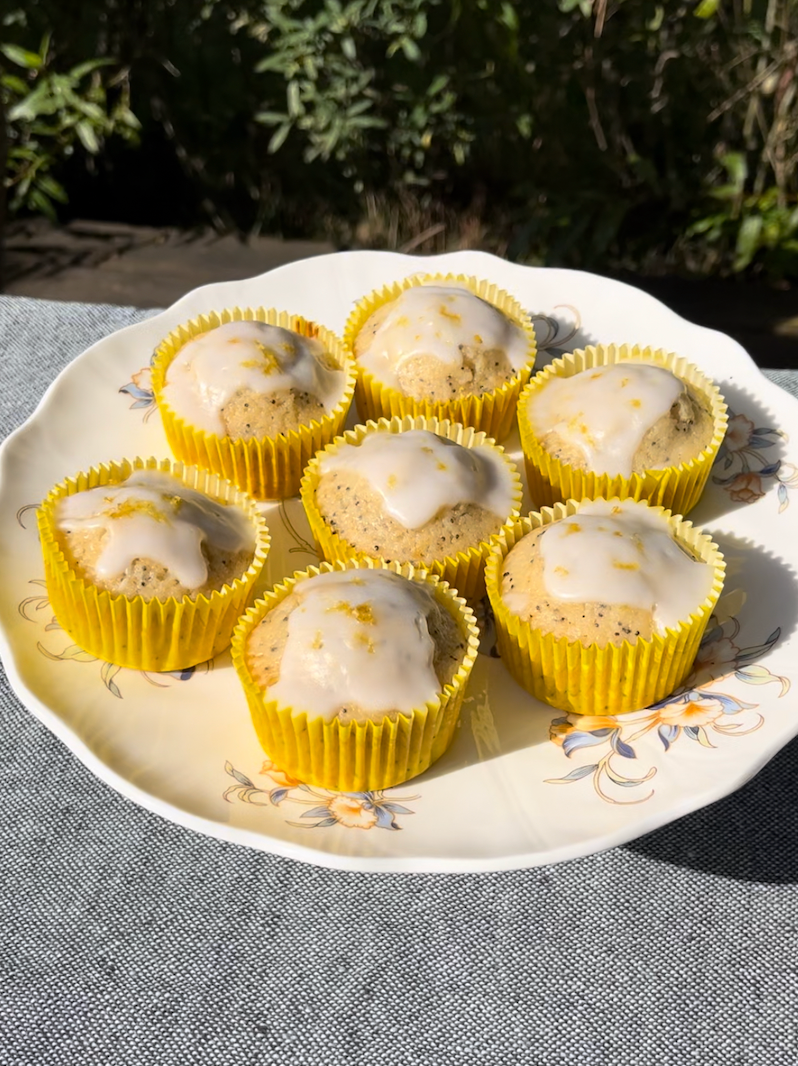 Friske citronmuffins med birkes