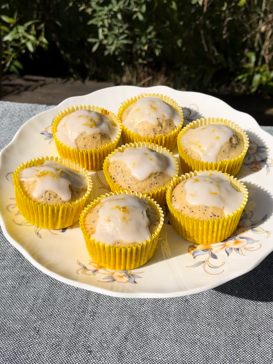 Friske citronmuffins med birkes