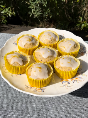 Friske citronmuffins med birkes