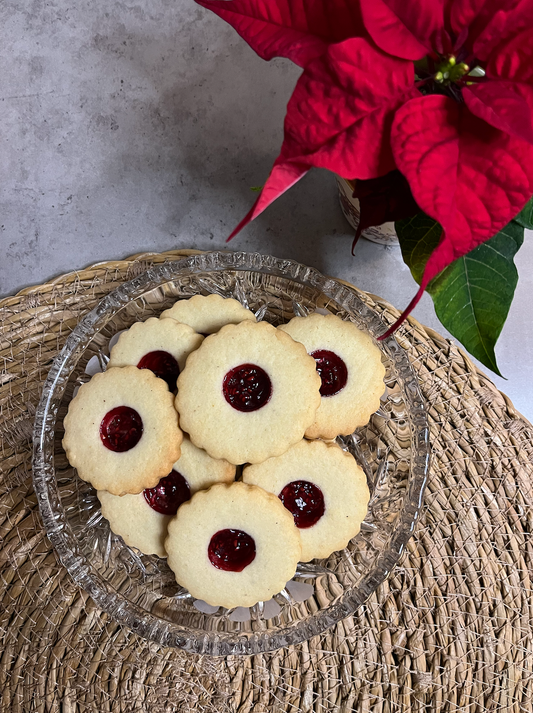 Småkager med marmelade
