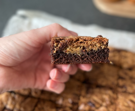 Brookie - Blanding af brownie og cookies