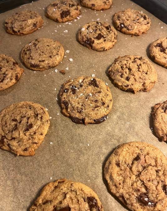 Cookies med chokolade