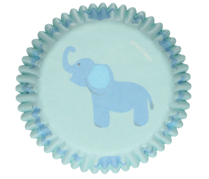 Funcakes muffinsforme - Baby blå (48 stk.)